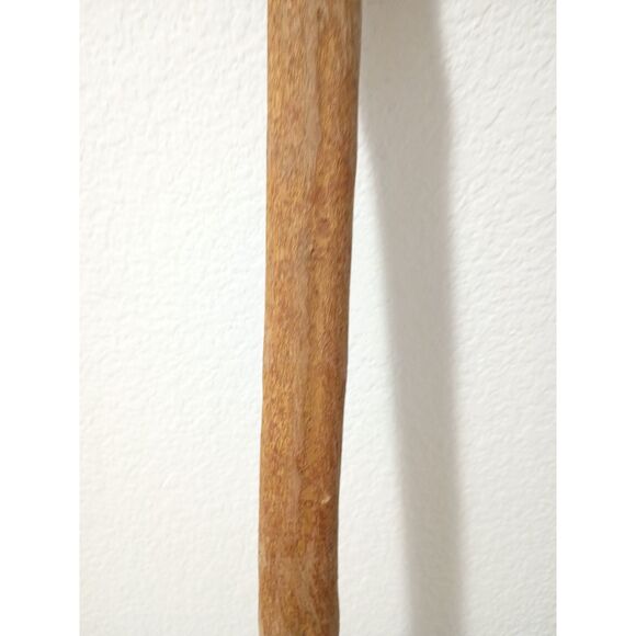 Antique Natural Hardwood Crosshead 34" Handmade Primitive Walking Stick Cane - Picture 9 of 11